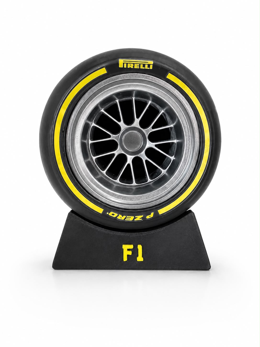 Roda F1 BBS Pneu Faixa Amarela 120mm